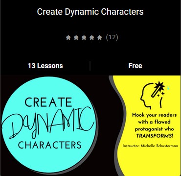 create dynamic characters free course childrens writing