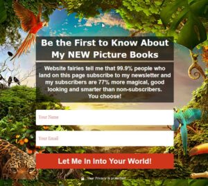 newsetter sign up picture book author